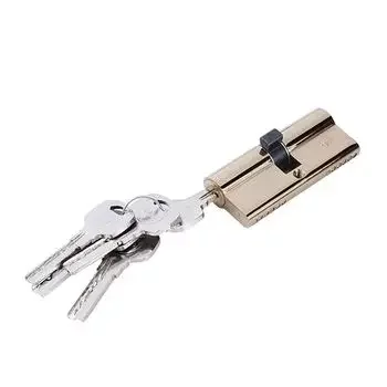 YALE 70MM CYLINDER WITH BOTHSIDE KEYS, PVD RG WITH DIMPLED KEY YALE | Model: 70 MM DC PRG DK-S