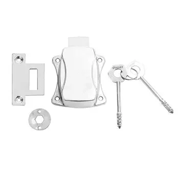 DORSET HEXTECH CUPBOARD LOCK-AL450-SILVER SATIN DORSET | Model: AL450SS