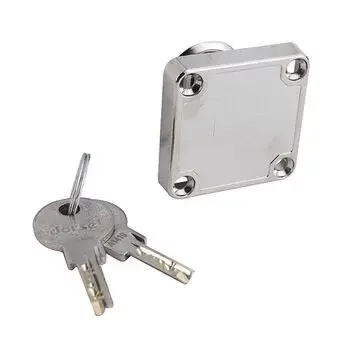 DORSET SECURA WARDROBE LOCK-AL400(22/25MM)-NICKEL FINISH DORSET | Model: AL400SS