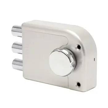 DORSET PHANTOM MAIN DOOR TRIO LOCK DEAD BOLT WITH KEY & KNOB (NICKEL SILVER) NIGHT LATCH DORSET | Model: PHA303NS