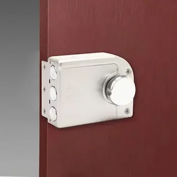 DORSET PHANTOM MAIN DOOR TRIO LOCK DEAD BOLT WITH KEY & KNOB (NICKEL SILVER) NIGHT LATCH DORSET | Model: PHA303NS