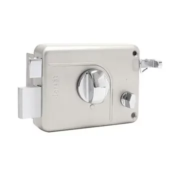 DORSET PHANTOM MAINDOOR NIGHT LATCH WITH KEY & KNOB (NICKEL SILVER) NIGHT LATCH DORSET | Model: PHA101NS