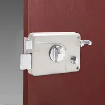 DORSET PHANTOM MAINDOOR NIGHT LATCH WITH KEY & KNOB (NICKEL SILVER) NIGHT LATCH DORSET | Model: PHA101NS