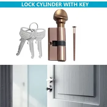 DORSET CYLINDER LOCK KEY & KNOB 60MM FE CL101FE DORSET | Model: CL101FE