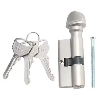 DORSET CYLINDER LOCK KEY & KNOB 60MM SN CL101SN DORSET | Model: CL101SN