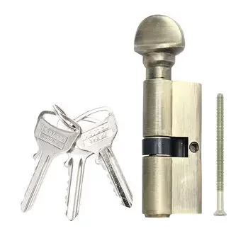 DORSET CYLINDER LOCK ONE SIDE KEY & ONE SIDE KNOB 70MM PT DORSET | Model: CL107PT