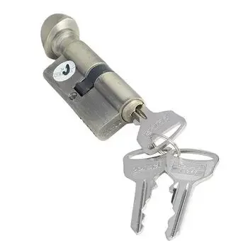 DORSET CYLINDER LOCK ONE SIDE KEY & ONE SIDE KNOB 70MM PT DORSET | Model: CL107PT