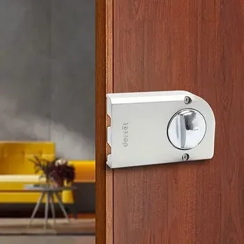 DORSET PHANTOM MAIN DOOR VERTI LOCK WITH KEY & KNOB (NICKEL SILVER) NIGHT LATCH DORSET | Model: PHA201NS