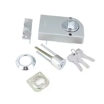 DORSET PHANTOM MAIN DOOR VERTI LOCK WITH KEY & KNOB (NICKEL SILVER) NIGHT LATCH DORSET | Model: PHA201NS