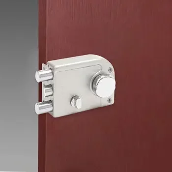 DORSET PHANTOM MAINDOOR TRIO LOCK WITH KEY & KNOB (NICKEL SILVER) NIGHT LATCH DORSET | Model: PHA301NS