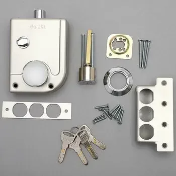 DORSET PHANTOM MAINDOOR TRIO LOCK WITH KEY & KNOB (NICKEL SILVER) NIGHT LATCH DORSET | Model: PHA301NS