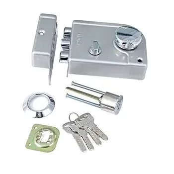 DORSET PHANTOM MAINDOOR TRIO LOCK WITH KEY & KNOB (NICKEL SILVER) NIGHT LATCH DORSET | Model: PHA301NS