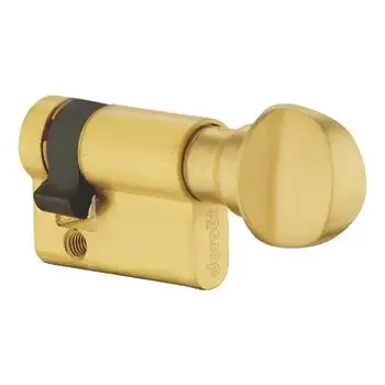 DORSET CYLINDER LOCK ONE SIDE KEY & ONE SIDE KNOB 70 MM SN DORSET | Model: CL107SN