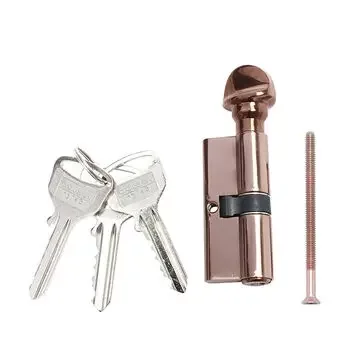 DORSET CYLINDER LOCK ONE SIDE KEY & ONE SIDE KNOB 70MM HG DORSET | Model: CL107HG