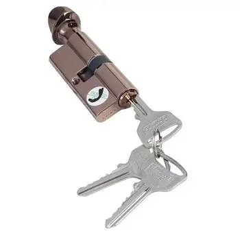 DORSET CYLINDER LOCK ONE SIDE KEY & ONE SIDE KNOB 70MM HG DORSET | Model: CL107HG