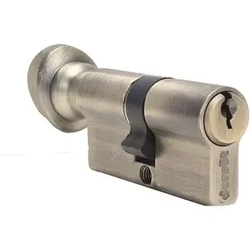 DORSET CYLINDER LOCK KEY & KNOB 60MM PT CL101PT DORSET | Model: CL101PT