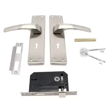 PLAZA 8 HECTOR MORTISE HANDLE + LEVER LOCK IN SS FINISH PLAZA | Model: 7622