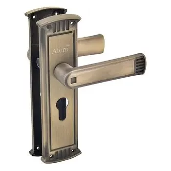 ATOM LOCK SIZE 60MM DOUBLE STAGE LOCKING SIZE: 205MM (8”) O 40 ANTIQUE WITH OSK C LEVER HANDLES ATOM