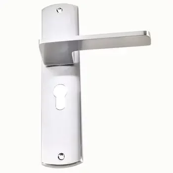 PLAZA 9 CYS SWISS MORTISE HANDLE + LOCK + CYLINDER BOTH SIDE KEY IN SS FINISH PLAZA |Model: 7625