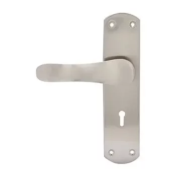 PLAZA ZODIAC KY :- 8 ZODIA MORTISE HANDLE + LEVER LOCK IN STAINLESS STEEL FINISH LEVER HANDLES PLAZA | Model: 6060