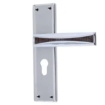 PLAZA NEXA S2 60MM :- 8 NEXA MORTISE HANDLE + MORTISE LOCK & 60MM CYLINDER KEY & KNOB IN LEVER HANDLES PLAZA | Model: 7606