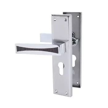 PLAZA NEXA S2 60MM :- 8 NEXA MORTISE HANDLE + MORTISE LOCK & 60MM CYLINDER KEY & KNOB IN LEVER HANDLES PLAZA | Model: 7606