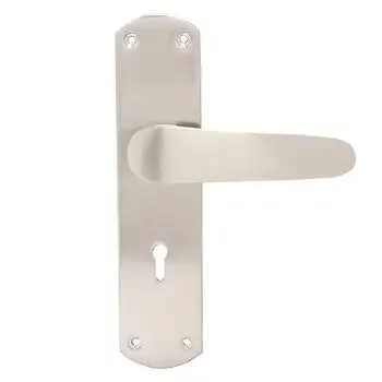 PLAZA SONIC KY :- 8 SONIC MORTISE HANDLE + LEVER LOCK IN STAINLESS STEEL FINISH LEVER HANDLES PLAZA | Model: 4492