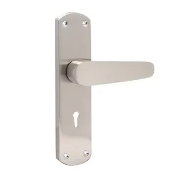 PLAZA SONIC KY :- 8 SONIC MORTISE HANDLE + LEVER LOCK IN STAINLESS STEEL FINISH LEVER HANDLES PLAZA | Model: 4492