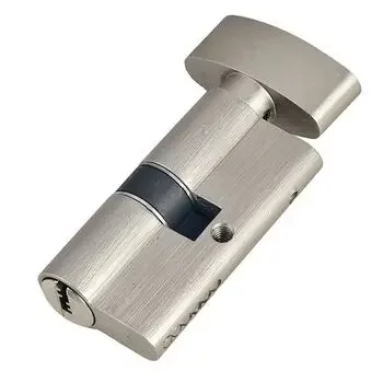 IPSA ZINC COMPUTER KEY ONE SIDE KEY & KNOB CYLINDER 60MM STAINLESS STEEL IPSA | Model: 7201