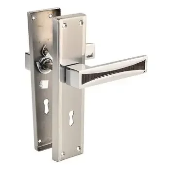 PLAZA NEXA KY :- 8 NEXA MORTISE HANDLE + LEVER LOCK IN STAINLESS STEEL FINISH LEVER HANDLES PLAZA | Model: 7608