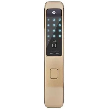 YALE PUSH PULL DIGITAL LOCK YMI70_ RED GOLD, A60G-S, RED GOLD YALE Model: YMI70A_RED GOLD/YMI70_RED GOLD