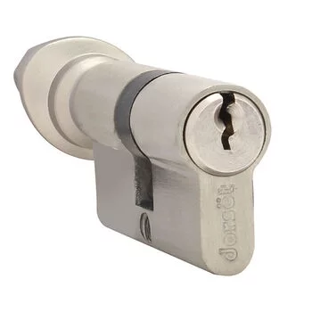 DORSET ELINA MORTISE LOCKSET WITH 60 MM CYLINDER KEY & KNOB (10) SC FINISH DORSET Model: MLELNASC