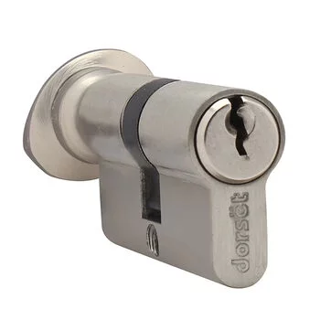 DORSET ELINA MORTISE LOCKSET WITH 60 MM CYLINDER KEY (&) KNOB (ONROSE) SCFINISH DORSET Model: MLELNORASC