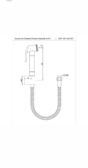 Hand Shower (Health Faucet) | Model : ALD-CHR-577