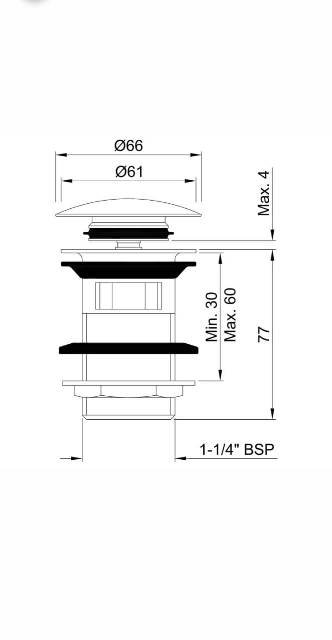 Click Clack Waste | Model : ALD-GRF-727