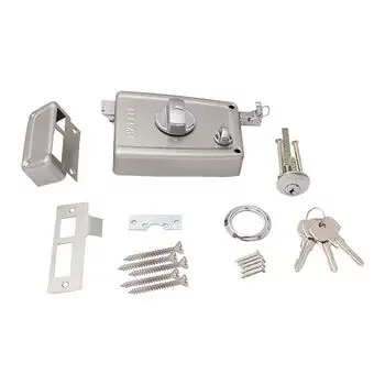 HAFELE VIGOR NL+KNOB DR THK 30-85 SATIN NIGHT LATCH HAFELE | Model: 911.58.266