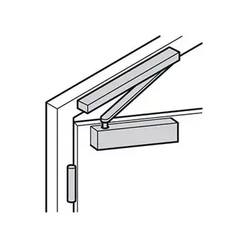 HAFELE DOOR CLOSER DCL21 SMDC HO SA S2-4 DWT80KG SSM HAFELE | Model: 931.84.129