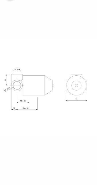 Concealed Body For Single Lever Deusch Mixer | Model : ALD-CHR-227
