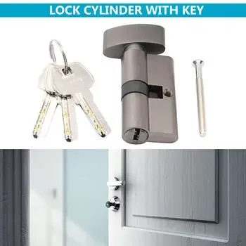 ARCHIS 60 MM KEY & KNOB CYLINDER (BN FINISH) ARCHIS | Model: 60-KXL-BN/DK