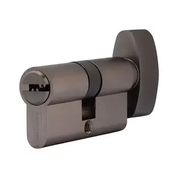 ARCHIS 60 MM KEY & KNOB CYLINDER (BN FINISH) ARCHIS | Model: 60-KXL-BN/DK