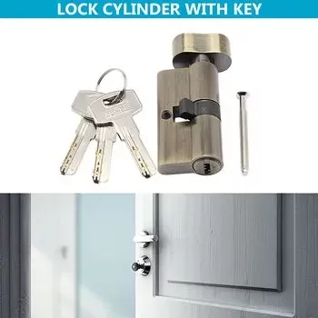 ARCHIS 70 MM KEY & KNOB CYLINDER (AB FINISH) ARCHIS |Model: 70-KXL-AB/DK/E