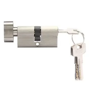 ARCHIS 60 MM KEY & KNOB CYLINDER (SN FINISH) ARCHIS | Model: 60-KXL-SN/DK/E