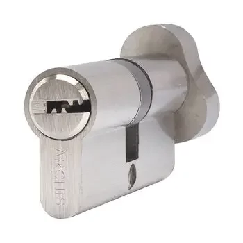 ARCHIS 70 MM KEY & KNOB CYLINDER (SN FINISH) ARCHIS | Model: 70-KXL-SN/DK/E