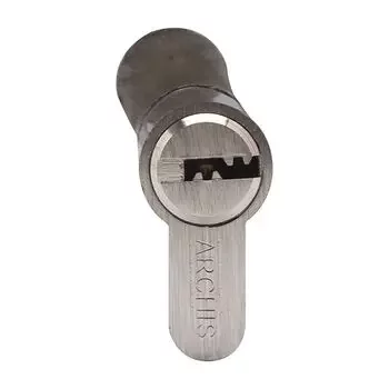 ARCHIS 70 MM KEY & KNOB CYLINDER (SN FINISH) ARCHIS | Model: 70-KXL-SN/DK/E