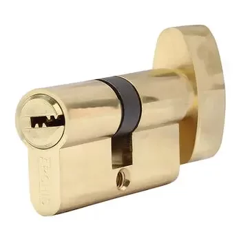 ARCHIS 60 MM KEY & KNOB CYLINDER (PB FINISH) ARCHIS | Model: 60-KXL-PB/DK