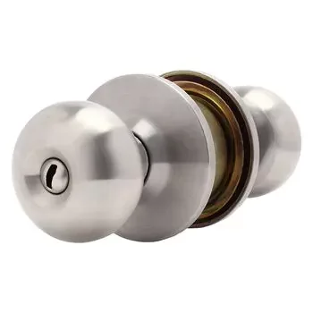 IPSA CYLINDRICAL LOCKS TUBLAR STAINLESS STEEL BATHROOM LOCK 60MM STAINLESS STEEL WITHOUT KEY IPSA | Model: 3658