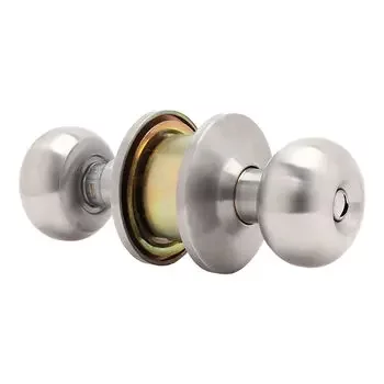 IPSA CYLINDRICAL LOCKS TUBLAR STAINLESS STEEL BATHROOM LOCK 60MM STAINLESS STEEL WITHOUT KEY IPSA | Model: 3658