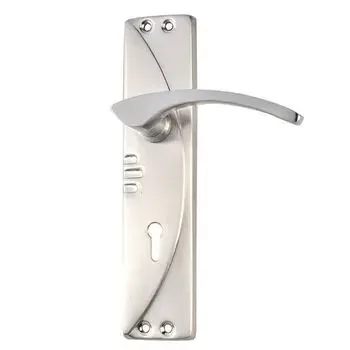 PLAZA NEO KY :- 7 NEO MORTISE HANDLE + LEVER LOCK IN STAINLESS STEEL FINISH LEVER HANDLES PLAZA | Model: 8315