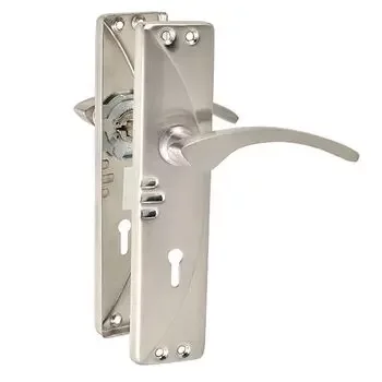 PLAZA NEO KY :- 7 NEO MORTISE HANDLE + LEVER LOCK IN STAINLESS STEEL FINISH LEVER HANDLES PLAZA | Model: 8315