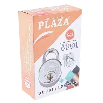 PLAZA G 20 :- ATOOT PAD LOCK IN STAINLESS STEEL FINISH 77MM PLAZA | Model: 5346